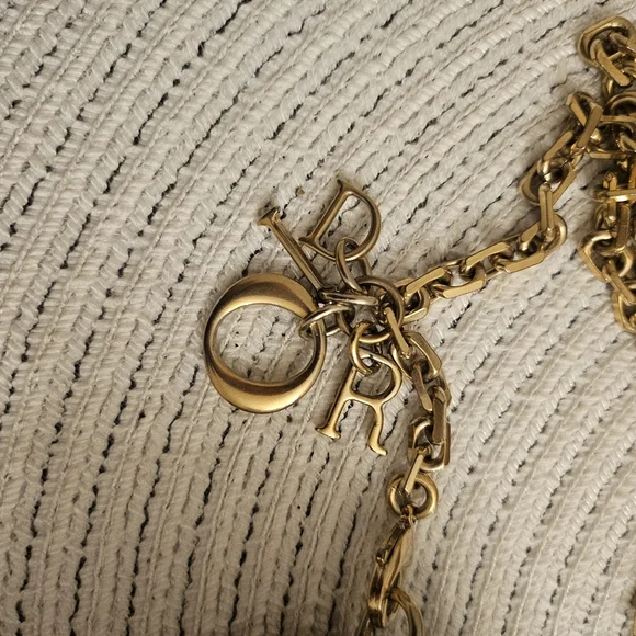 Dior Gold Quilted Chain Bag (WOC) - Picture 12 of 14